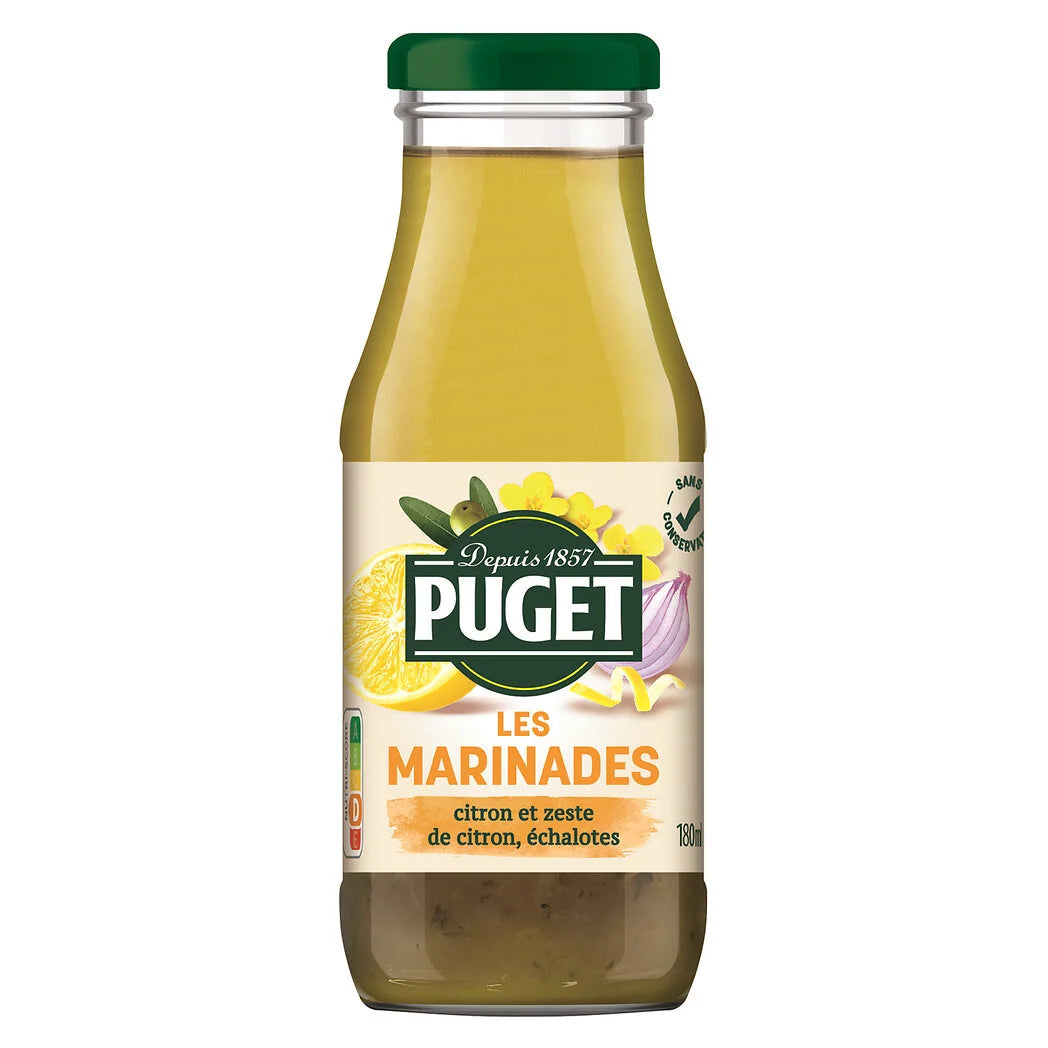 Marinada PUGET de raspas de limão e chalotas 20cl