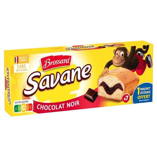 BROSSARD Savane pocket cake marbré dark chocolate 210g