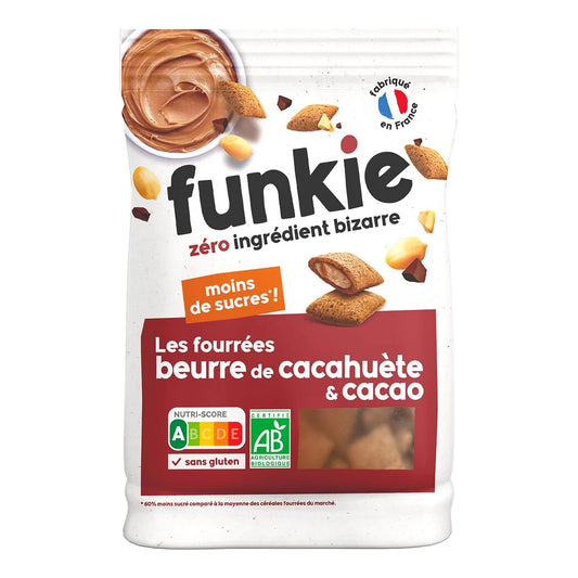 FUNKIE filled cereal peanut butter and cocoa BIO 250g