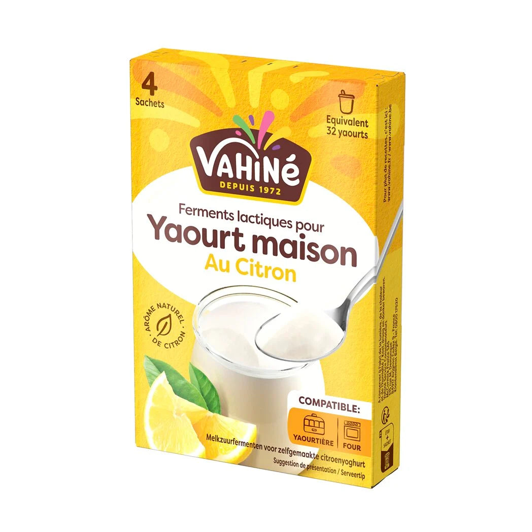VAHINE Ferments lactiques pour yaourt homestyle with lemon 20G (4X5g)