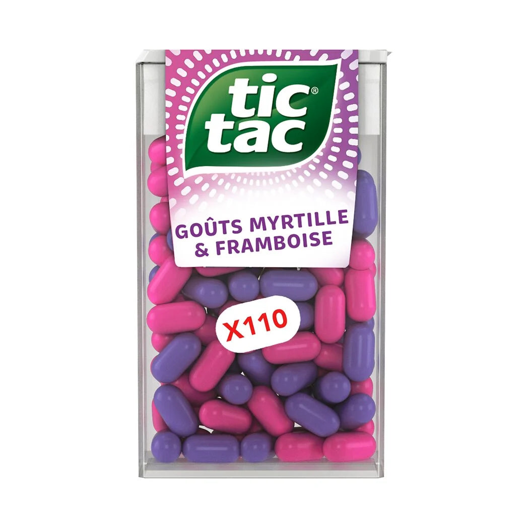 TIC TAC Raspberry & Blueberry Duo Candies x110