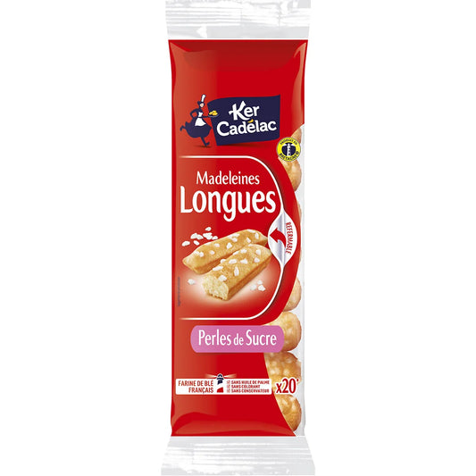 KER CADELAC Long Madeleines with Sugar Pearls x20*