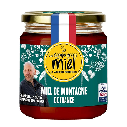 LES COMPAGNONS DU MIEL French Mountain Honey 375g