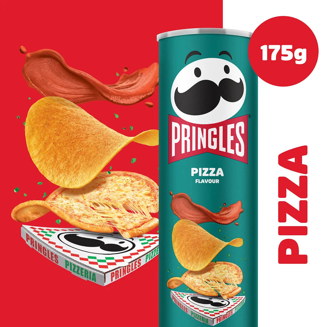 PRINGLES Chips tuiles salé saveur pizza 175g