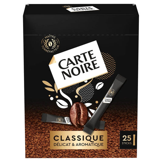CARTE NOIRE Café soluble Classique 25 sticks