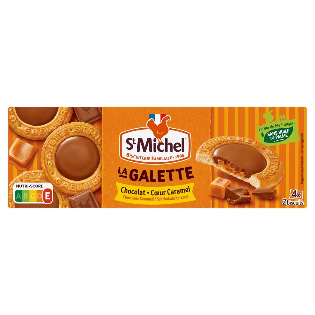 Galettes de Chocolate com Caramelo ST MICHEL 98g