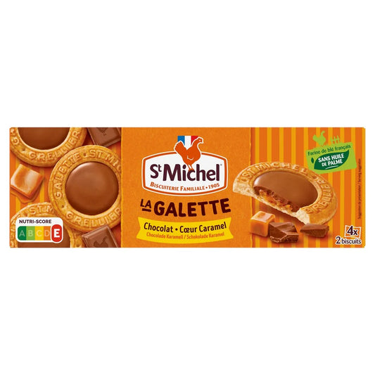 Galettes au chocolat et caramel ST MICHEL 98g