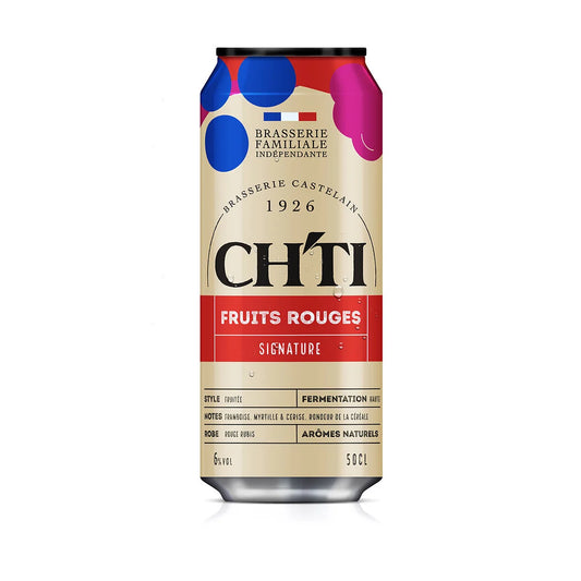 CH'TI Bière Signature fruits rouge 6% 500ml