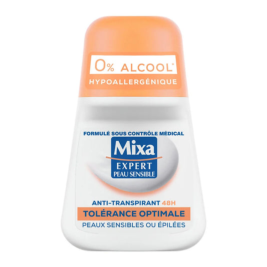 MIXA Déodorant peaux sensibles Anti-transpirant 48h 50ml