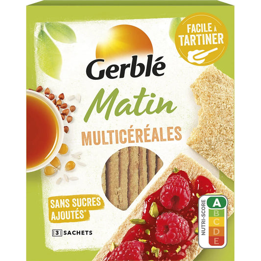 Torradas de café da manhã multigrãos GERBLE 125g