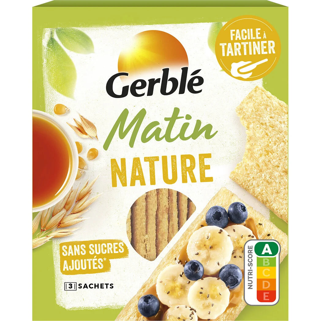GERBLE Matin - Torradas naturais de café da manhã 125g