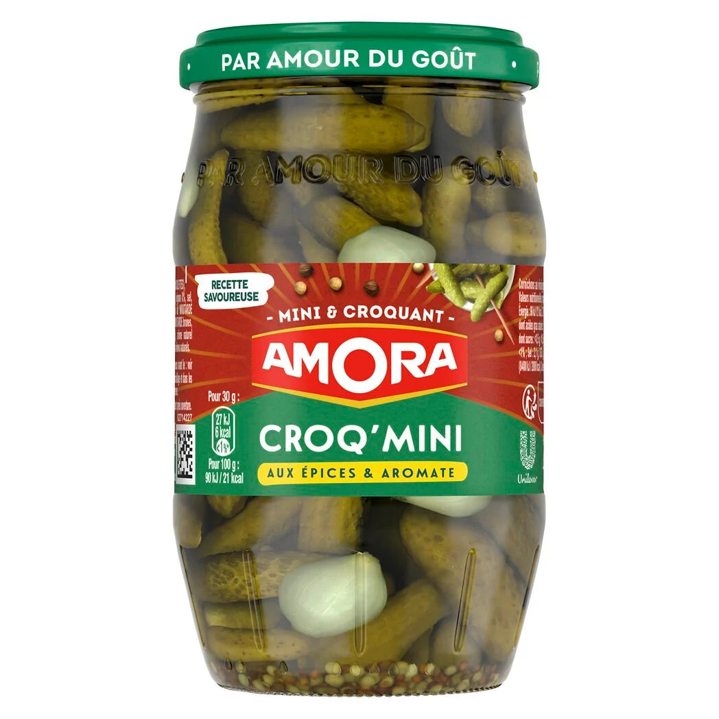 AMORA Mini Gherkins 270g