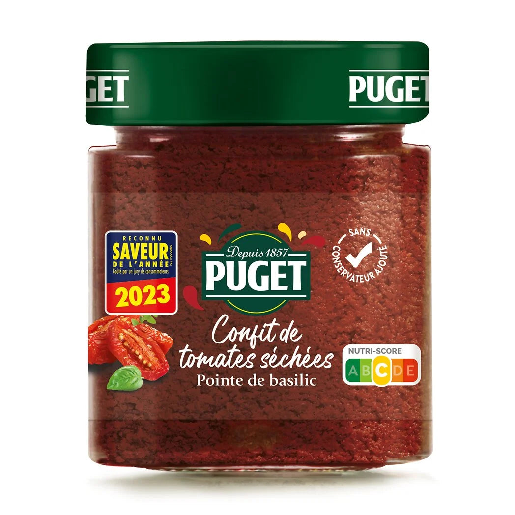 PUGET candied of sun-dried tomatoes pointe of basil 120g