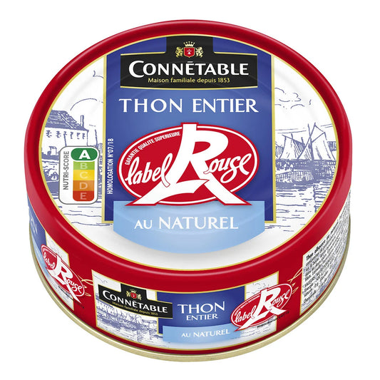 CONNETABLE tuna albacore in natural brine 112g
