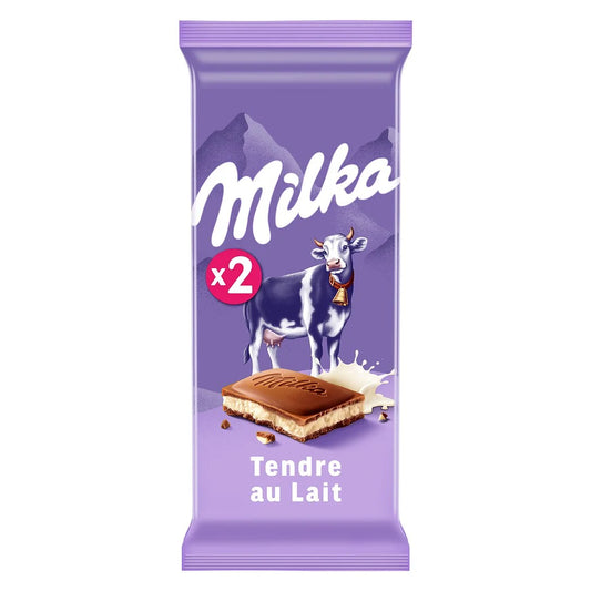 MILKA smooth milk chocolate 2x100g