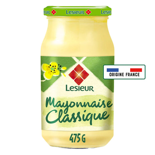 LESIEUR Classic Mayonnaise with French Rapeseed Oil 475g