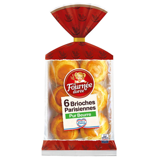 LA FOURNEE DOREE Pariser Brioches mit Butter x6