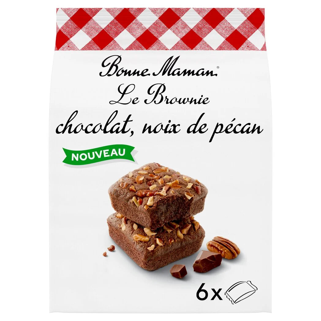 Brownie de chocolate y nueces de pecán BONNE MAMAN 210g