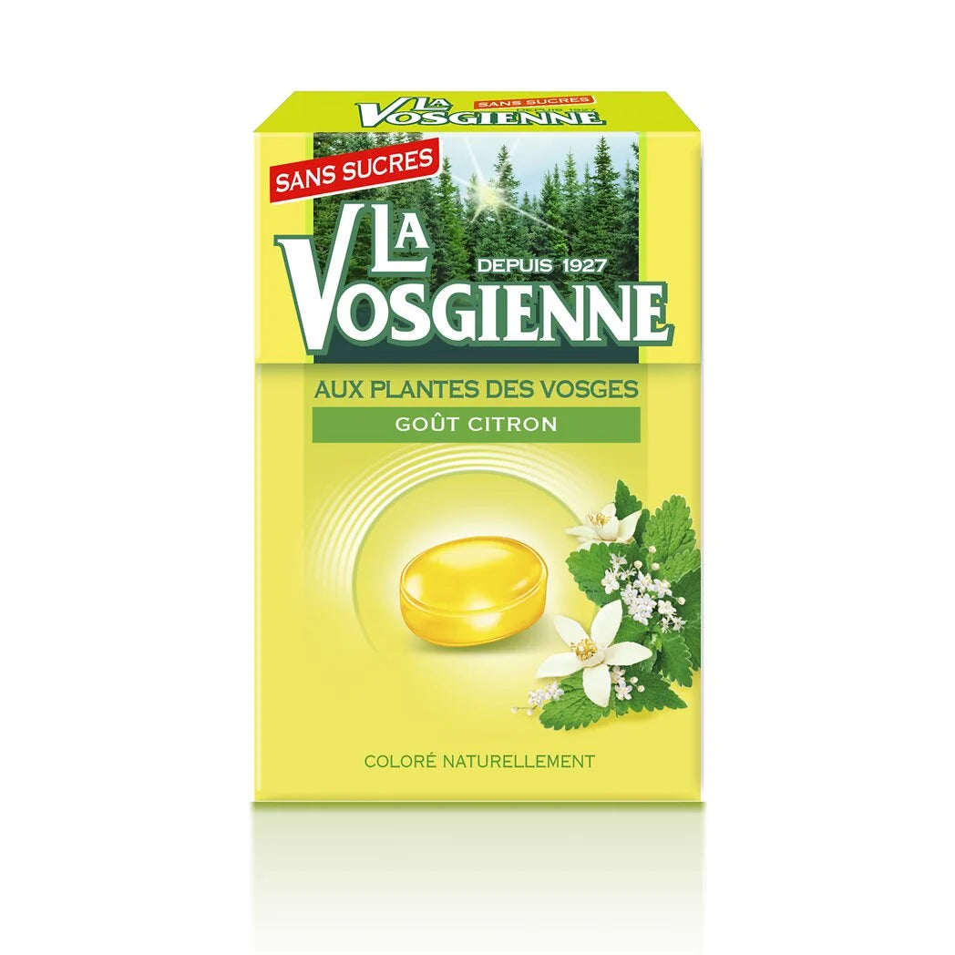LA VOSGIENNE Pastillas de Limón Sin Azúcar 45g