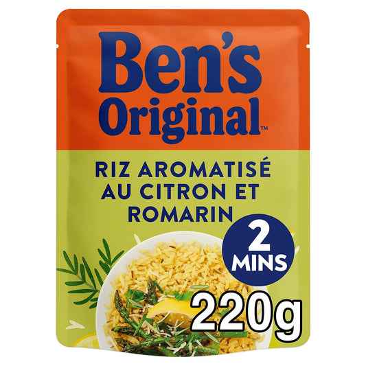BEN'S ORIGINAL Lemon & Rosemary Flavored Rice 220g