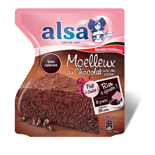 ALSA Saftiger Schokoladenkuchen-Fertigmischung 500g