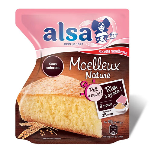 ALSA Preparación para bizcocho esponjoso natural 500g