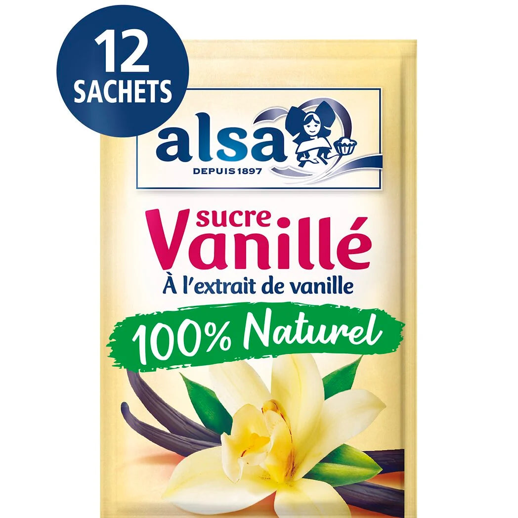 ALSA Vanilla Sugar with the extrait natural of vanilla 12x7,5