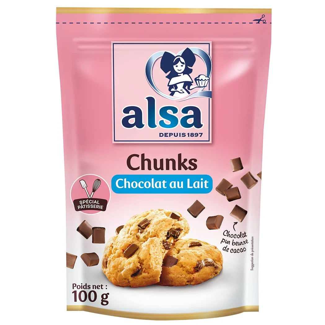ALSA Chunks of milk chocolate 100g