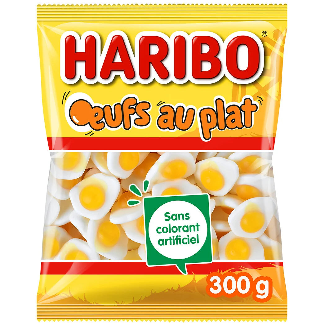 HARIBO Caramelos Huevos Fritos 300g