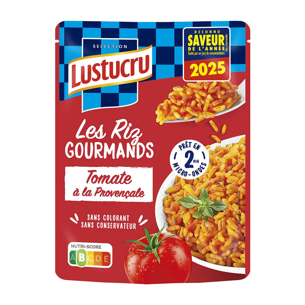 LUSTUCRU Riz gourmands tomate à la provençale 220g