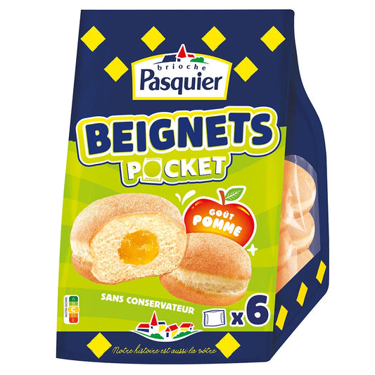 Beignets PASQUIER sabor manzana 6x75g