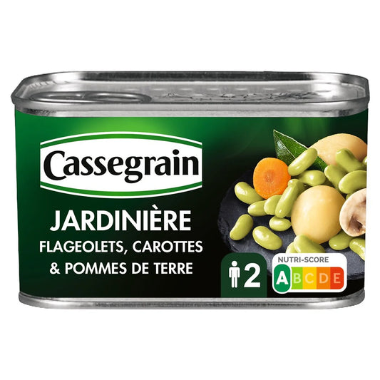 CASSEGRAIN Jardinière flageolets carrots potatoes 265g