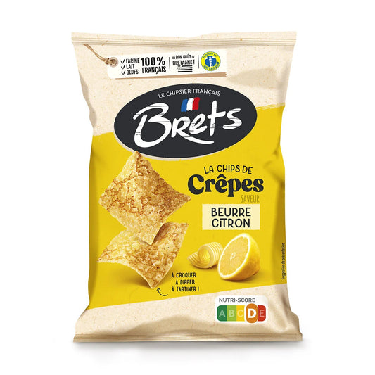 BRETS crepe chips with butter lemon 100g
