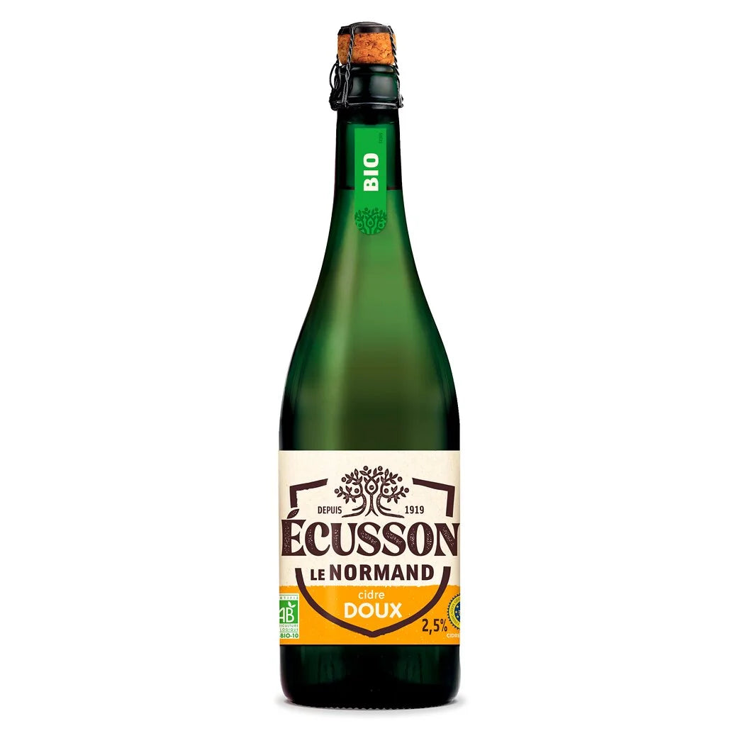 ECUSSON Organic Fruity Sweet Cider 75cl 2.5%