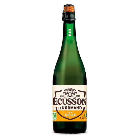 ECUSSON Organic Fruity Sweet Cider 75cl 2.5%