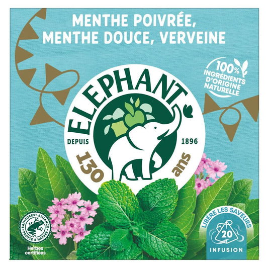 ELEPHANT Infusion peppermint spearmint verbena x20