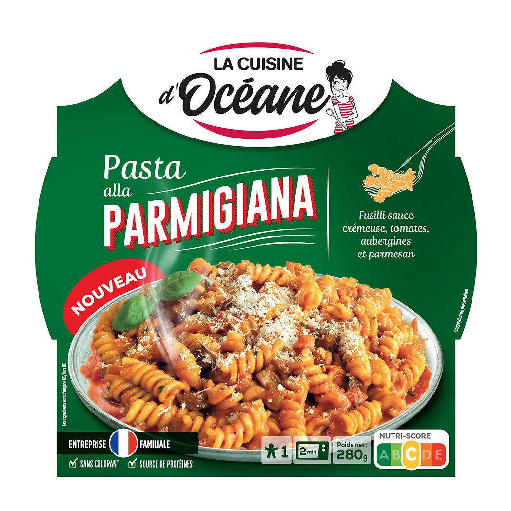 LA CUISINE D'OCEANE Pasta alla Parmigiana – Fusilli with Creamy Sauce 300g