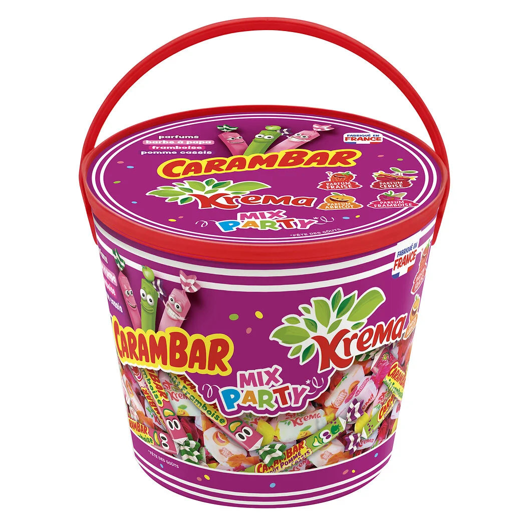 CARAMBAR Confiseries aromatisées Mix Party Krema 720g