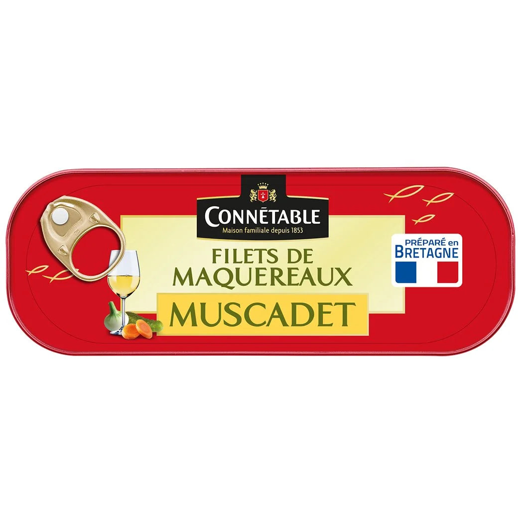 Filetes de cavala CONNETBALE marinados em Muscadet e ervas aromáticas 151g