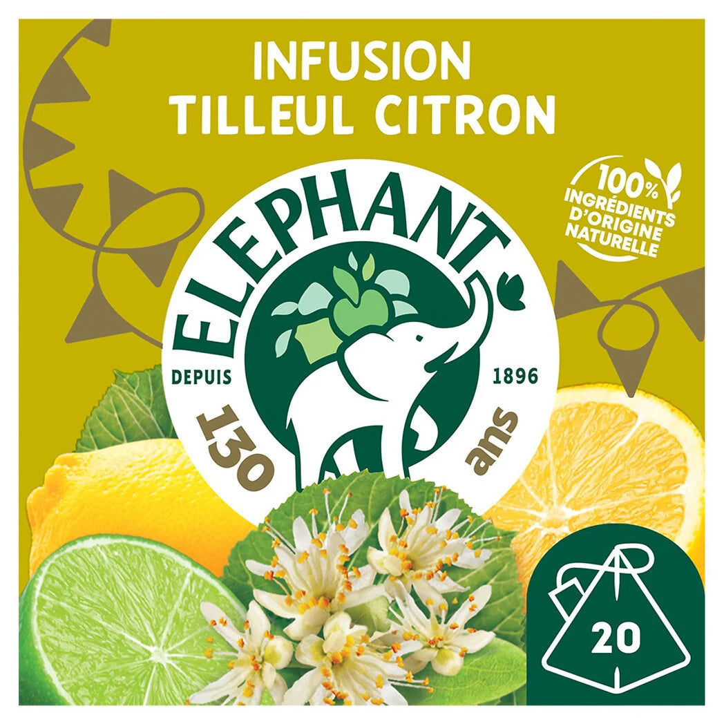 ELEPHANT Linden, Lemon & Lime Infusion x20