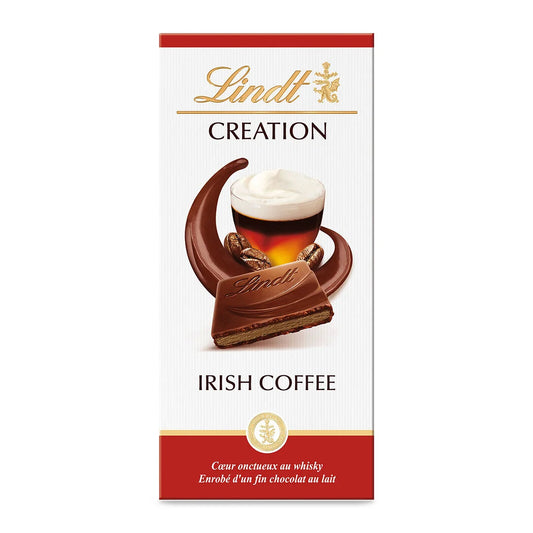 LINDT Création - milk chocolate Irish Coffee with Whisky 150g