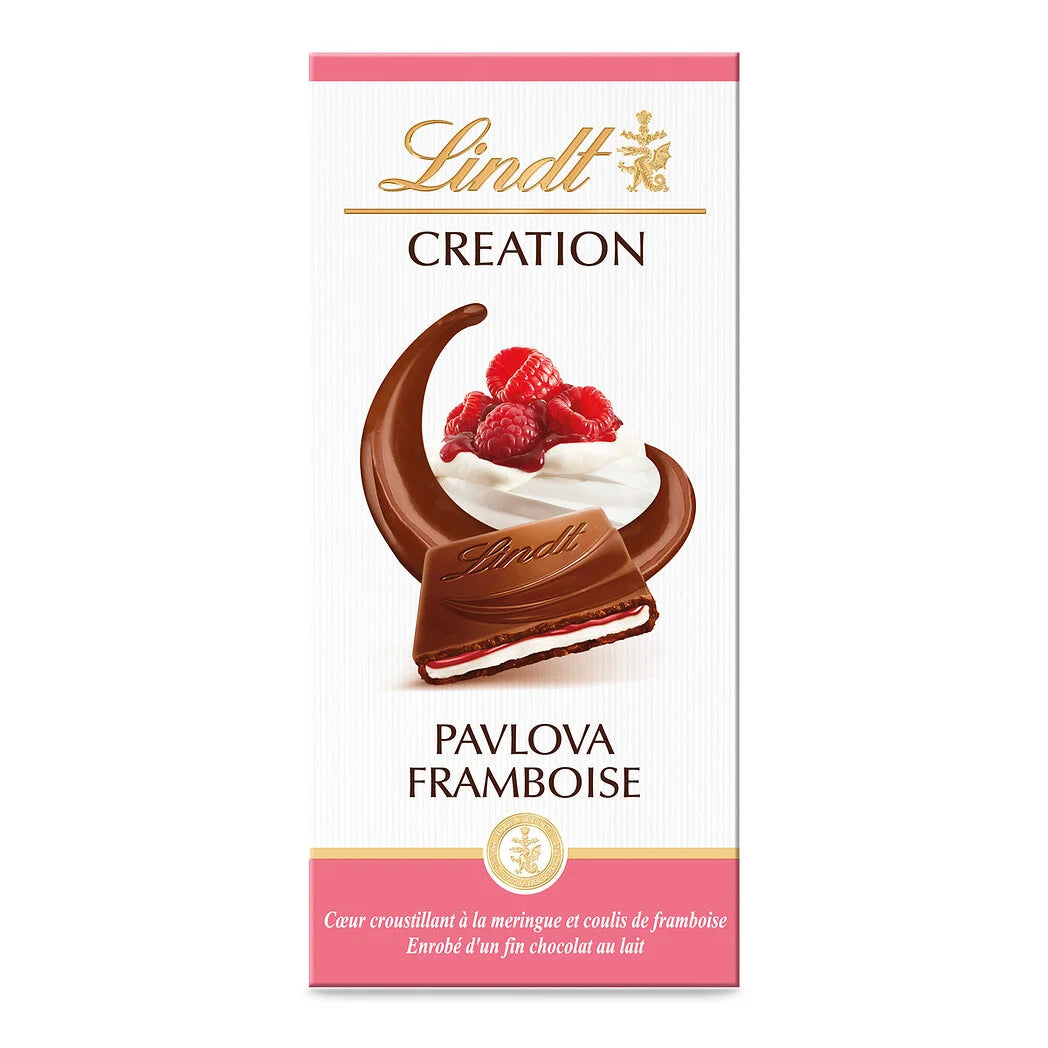 LINDT Création - Chocolat Pavlova framboise 150g