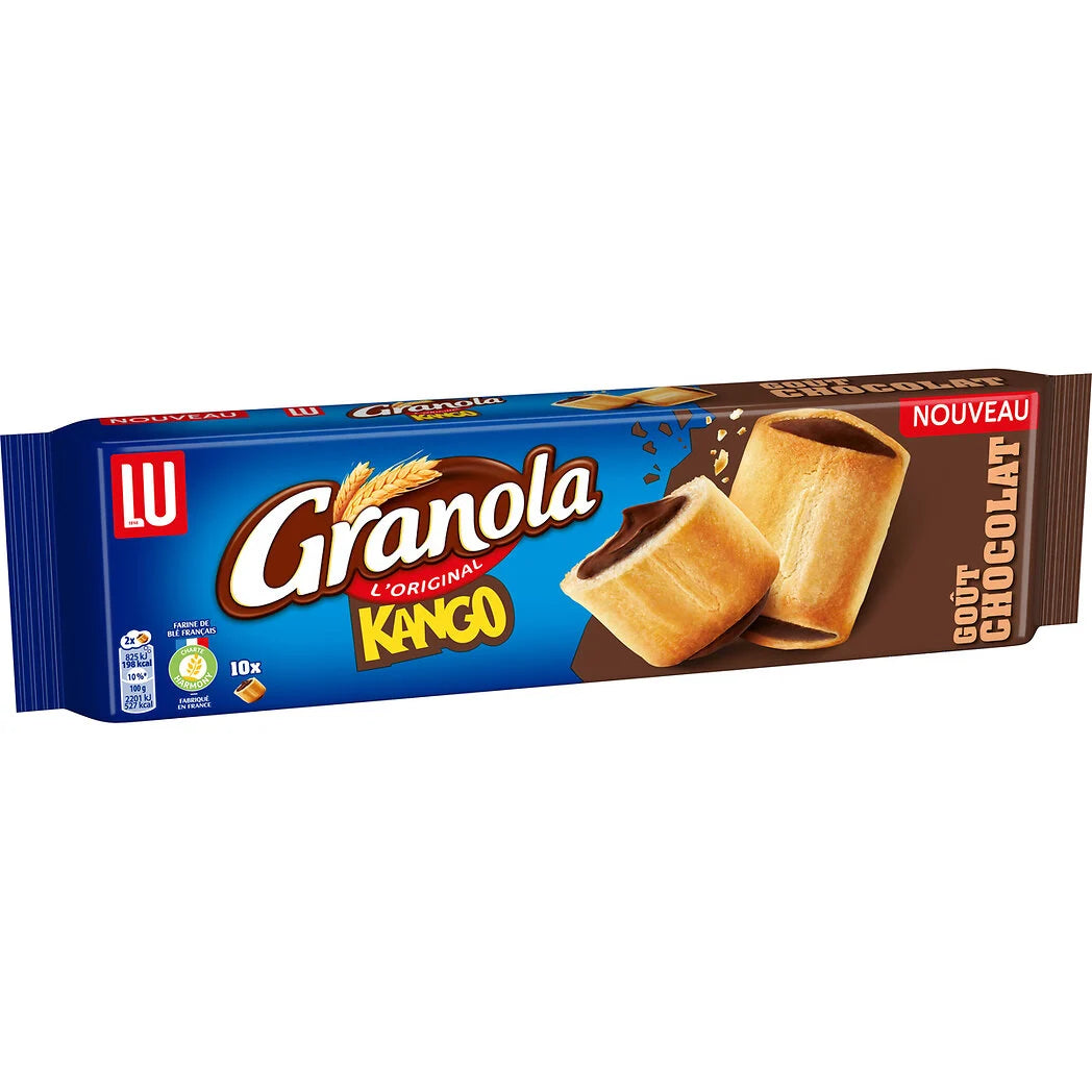 LU Granola, biscuits Kango fourrés au chocolat 187g