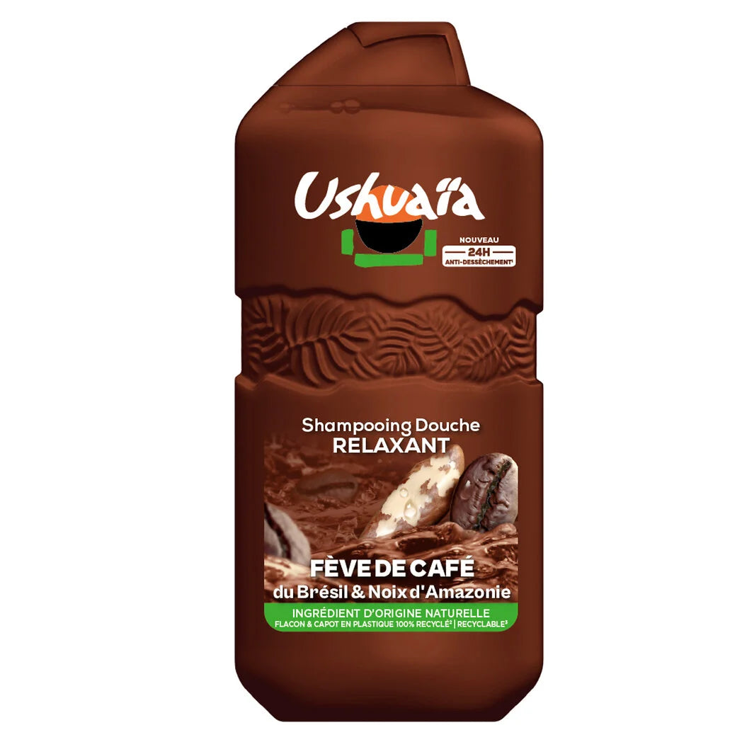 USHUAIA shampoo douche relaxing Brazilian coffee bean and Amazonian nuts 280ml