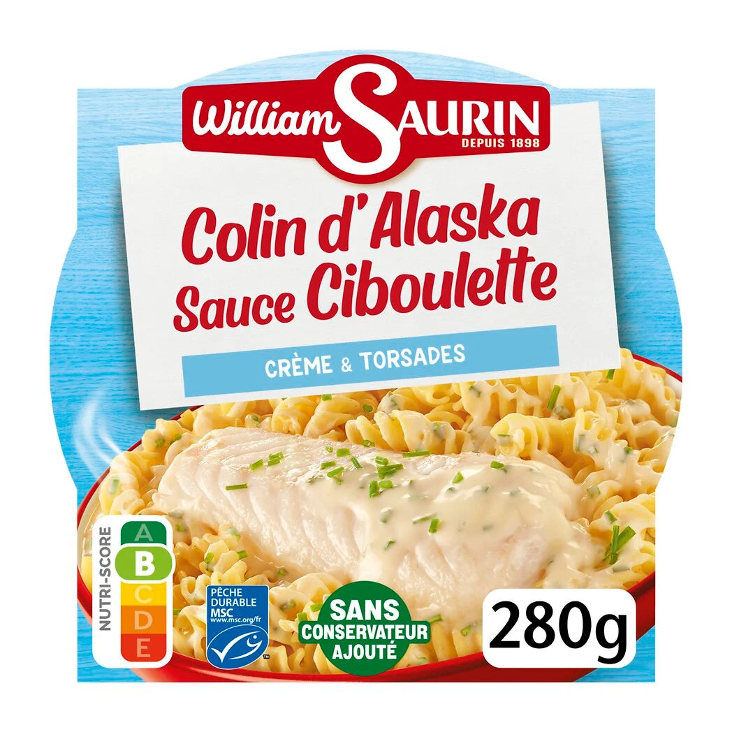 WILLIAM SAURIN Alaska Pollock with Chive Sauce 280g