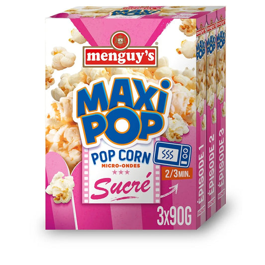 MENGUY'S Sweet Microwave Popcorn 3x90g