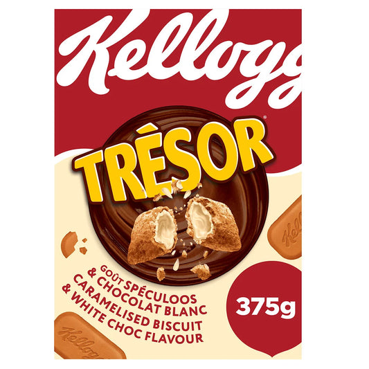 KELLOGG'S Trésor - cereal flavor spéculoos and white chocolate 375g