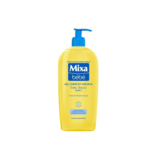 MIXA Bébé - Gel douche corps et cheveux très doux hypoallergénique 400ml