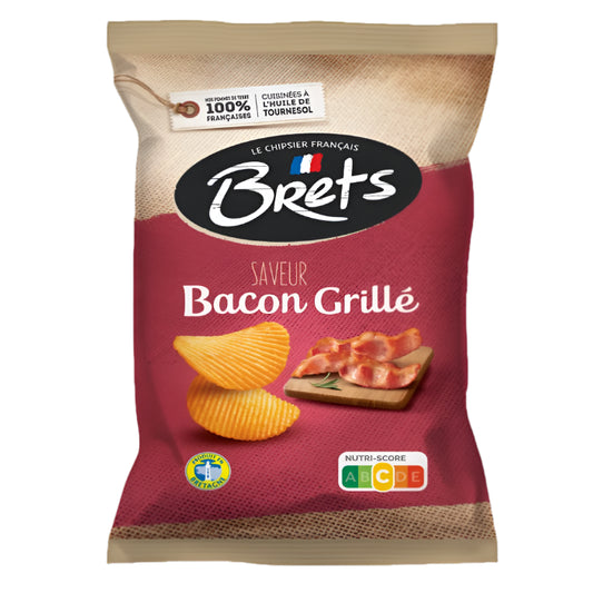 BRETS Grilled Bacon Flavoured Chips – 125g