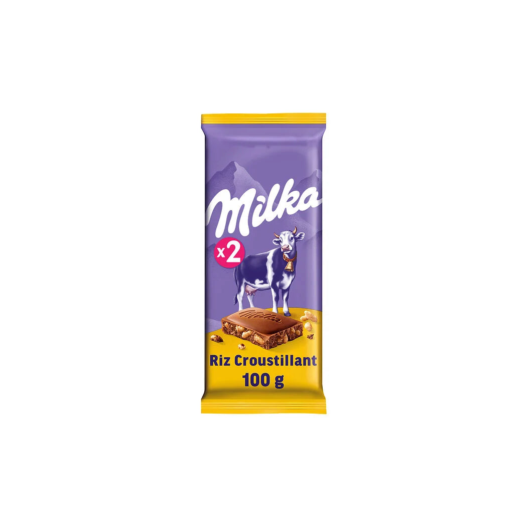 MILKA milk chocolate with crispy rice 2x100g